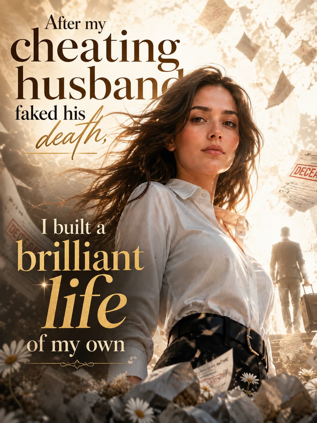 After my cheating husband faked his death, I built a brilliant life of my own