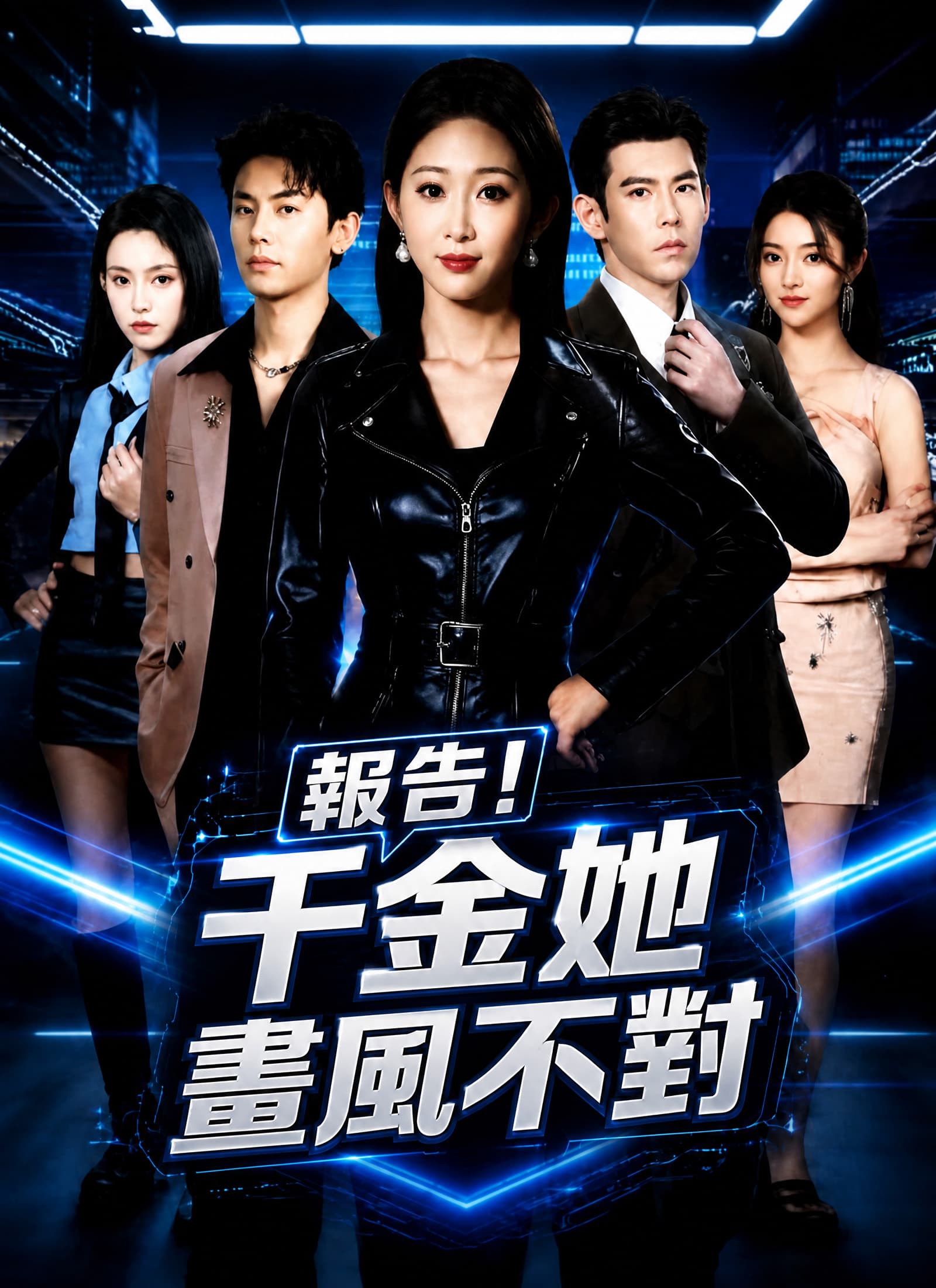 報告!千金她畫風不對