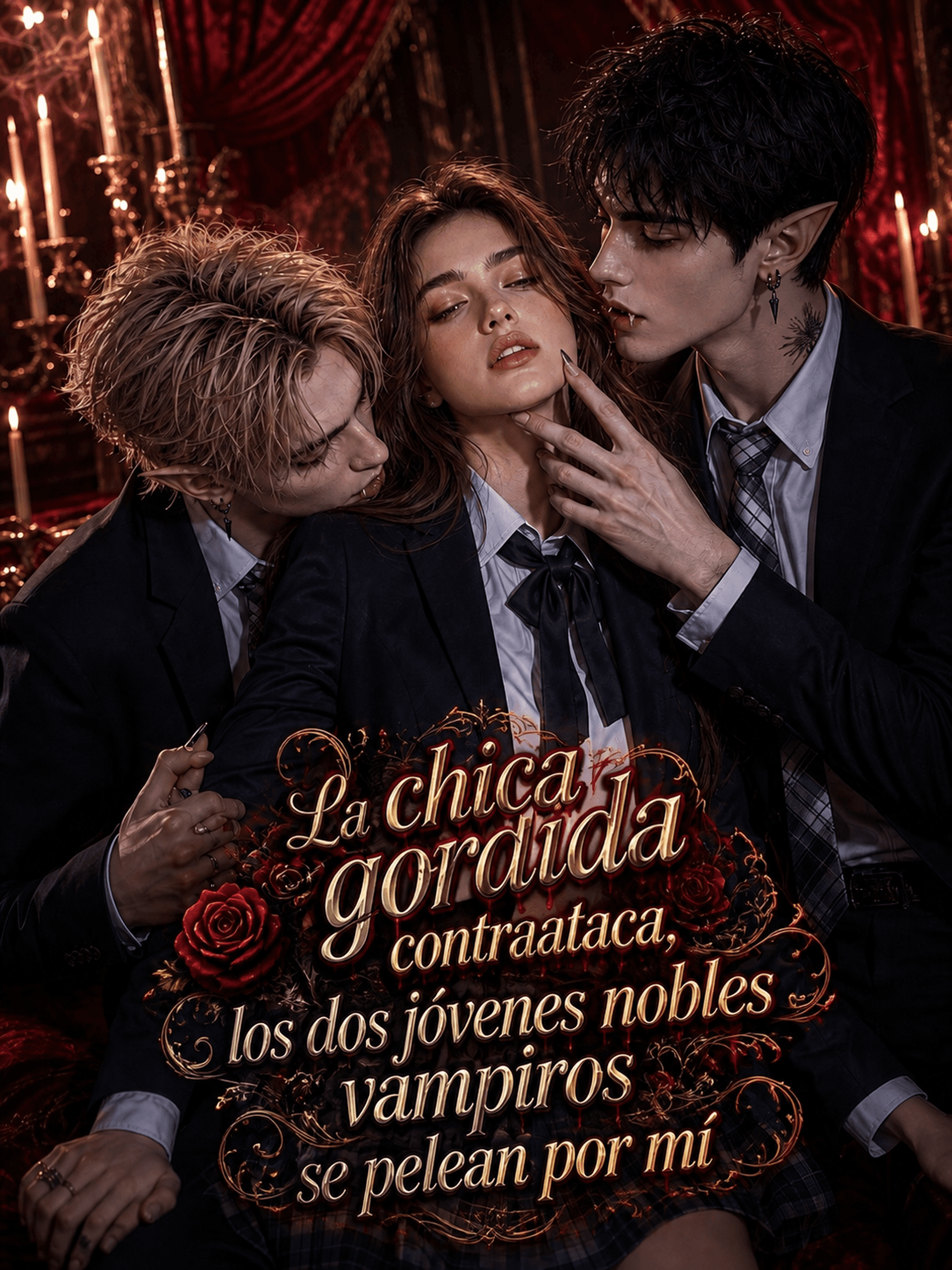 La chica gordida contraataca, los dos jóvenes nobles vampiros se pelean por mí