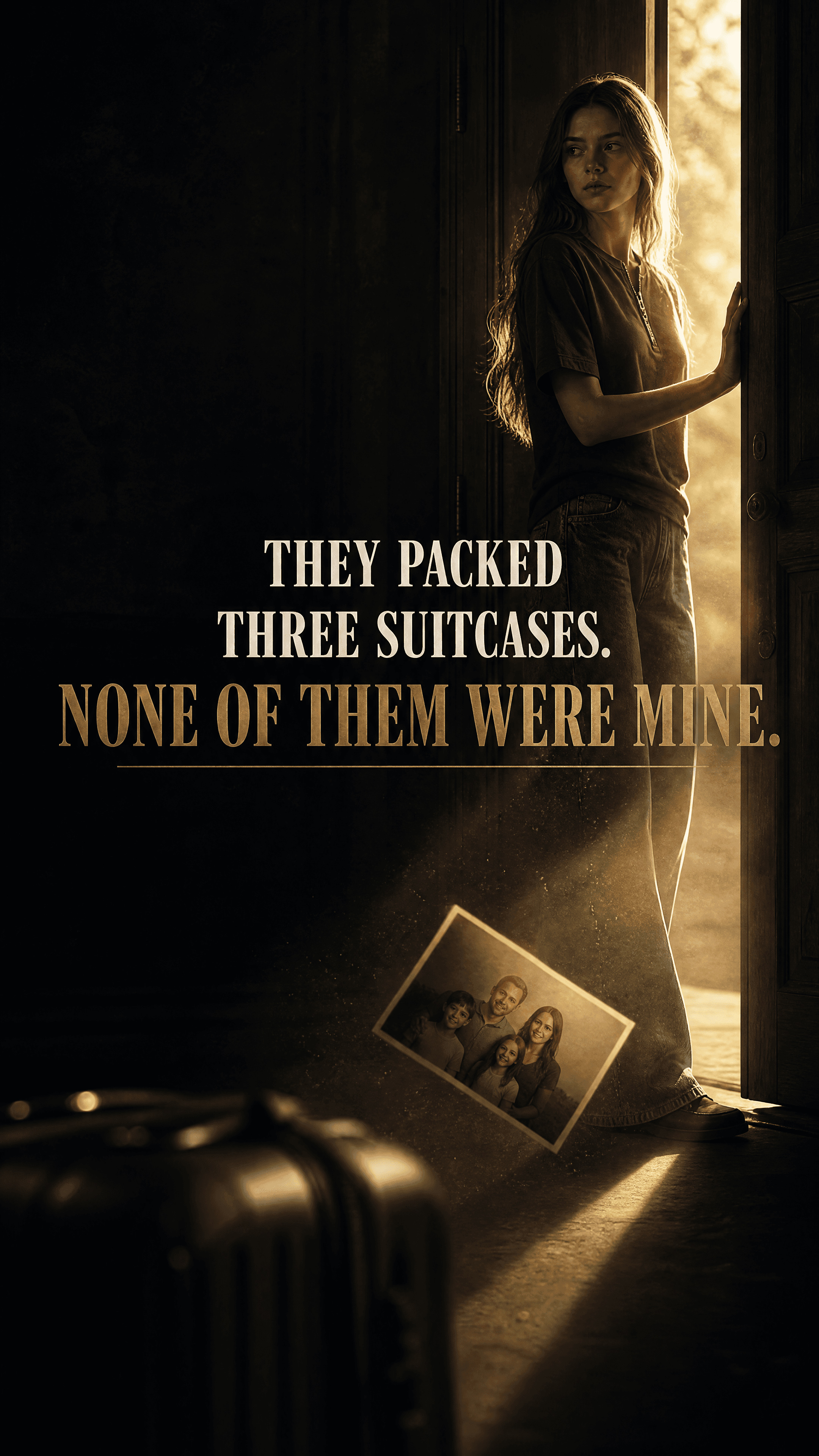 THEY PACKED THREE SUITCASES. NONE OF THEM WERE MINE